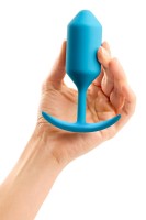 b-Vibe Snug anális dugó 3 kék