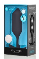 B-VIBE SNUG PLUG 6 FEKETE