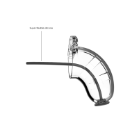 15. modell Cölibátus ketrec húgycső stimulátorral - 3.5 / 9 cm