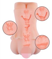 Vibrációs vagina Big Bang Pussy (14 cm)