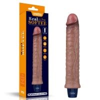 9,5 hüvelykes platinás szilikon vibrációs dildo