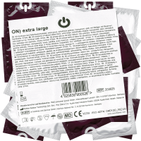 On) Bulk-Pack: Extra Larg wide condoms
