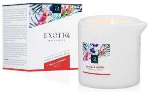 Exotiq Masszázsgyertya Vanília és Amber - 200g