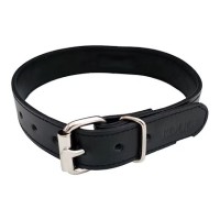 ROUGE Leather Thin O-Ring Studded Collar with Detachable O-Ring