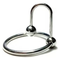 ROUGE Stainless Steel  Sperm Stopper with Ring