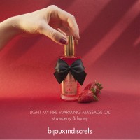 Melegítő masszázsolaj Bijoux Indiscrets Light My Fire