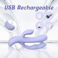 Hármas vibrátor Triple Bliss (22,7 cm)