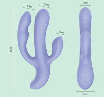 Hármas vibrátor Triple Bliss (22,7 cm)