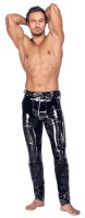 Black Level Vinyl Trousers