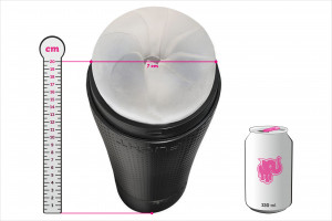 Fleshlight Flight Pilot – méretek egy dobozhoz képest