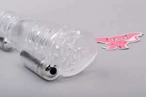 Fejtől fejig rezgő kétoldalas maszturbátor (26,5 cm)