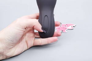 Vibrációs maszturbátor Squeeze-peasy (14 cm), rögzítés