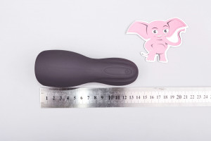 Squeeze-peasy vibrációs maszturbátor (14 cm), méretei