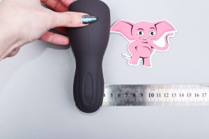 Squeeze-peasy vibrációs maszturbátor (14 cm), méretei