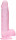 Realista vibrátor Clear Pleasure (15 cm), rózsaszín
