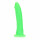 Világító élethű dildó tapadókoronggal Neon Night (20 cm), zöld