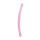 Kétoldalas zselés dildó Flexi Duo (42 cm), rózsaszín