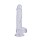 Élethű dildó Clear Pleasure (15 cm), átlátszó