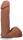 Doc Johnson Realistic Cock with Balls - Removable Vac-U-Lock Suction Cup - ULTRASKYN - 6 / 16,5 cm - Caramel