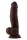 Shaft MODEL N 8.5 INCH LIQUID SILICONE DONG WITH BALLS MAHOGANY
