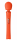 Fun Factory VIM masszázsfej (31 cm), narancssárga