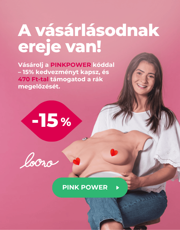 15% kedvezményt szerzel a PINKPOWER kóddal!