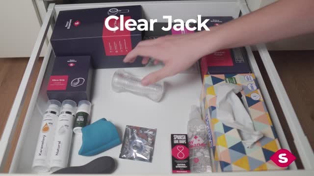 cz videó: Clear Jack maszturbátor (12,4 cm)